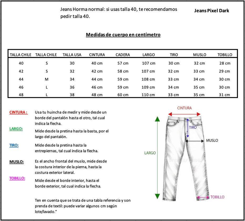 Jeans Pixel Dark