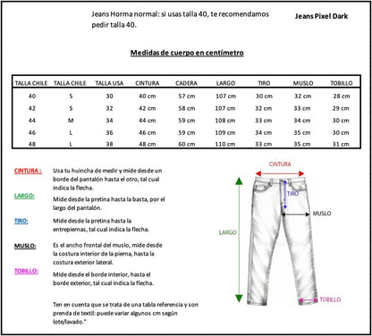 Jeans Pixel Dark