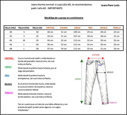 Jeans Flare Luxis