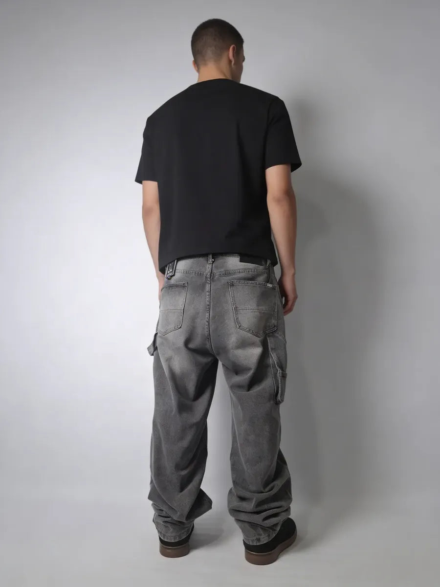 Jeans Cargo Grey ( Loose Fit )