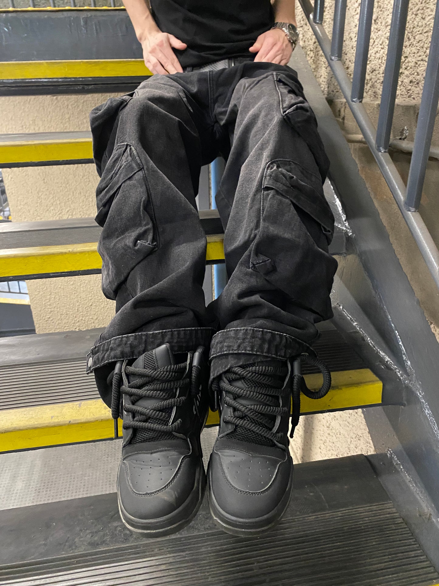 Jeans Cargo Darkcode( Baggy  Fit )