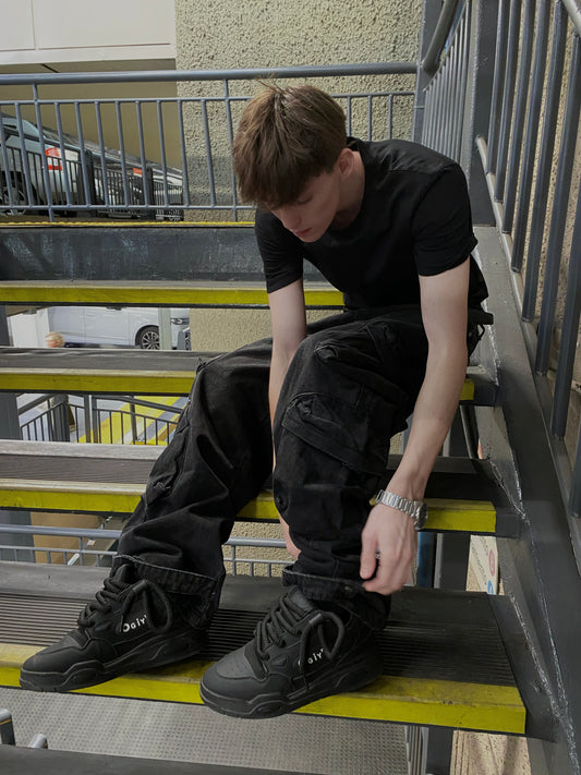 Jeans Cargo Darkcode( Baggy  Fit )