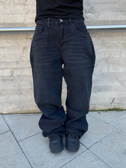 Jeans Baggy Black 2.0 (Wide Leg)
