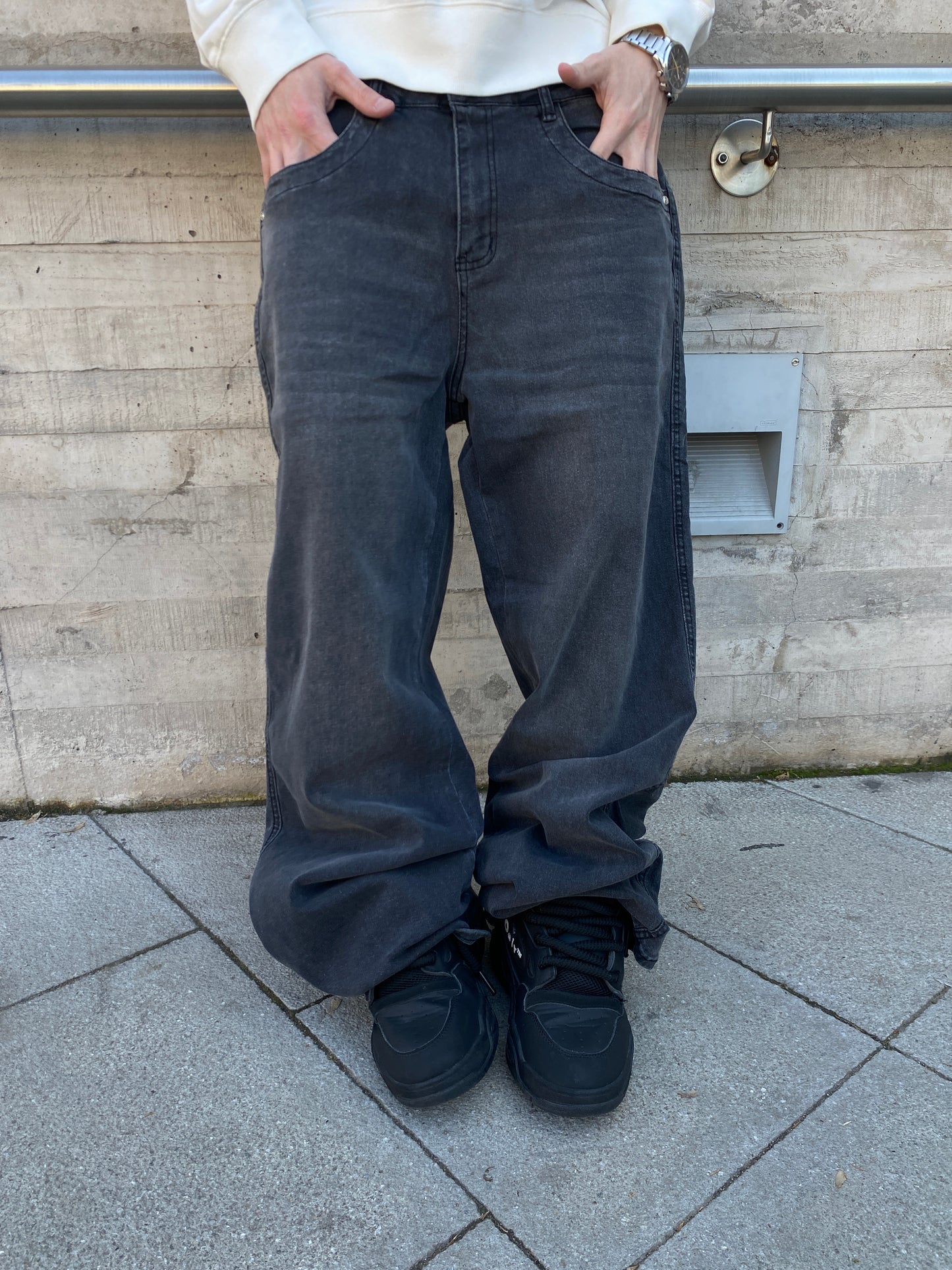 Jeans Baggy Gray 2.0 (Wide Leg)