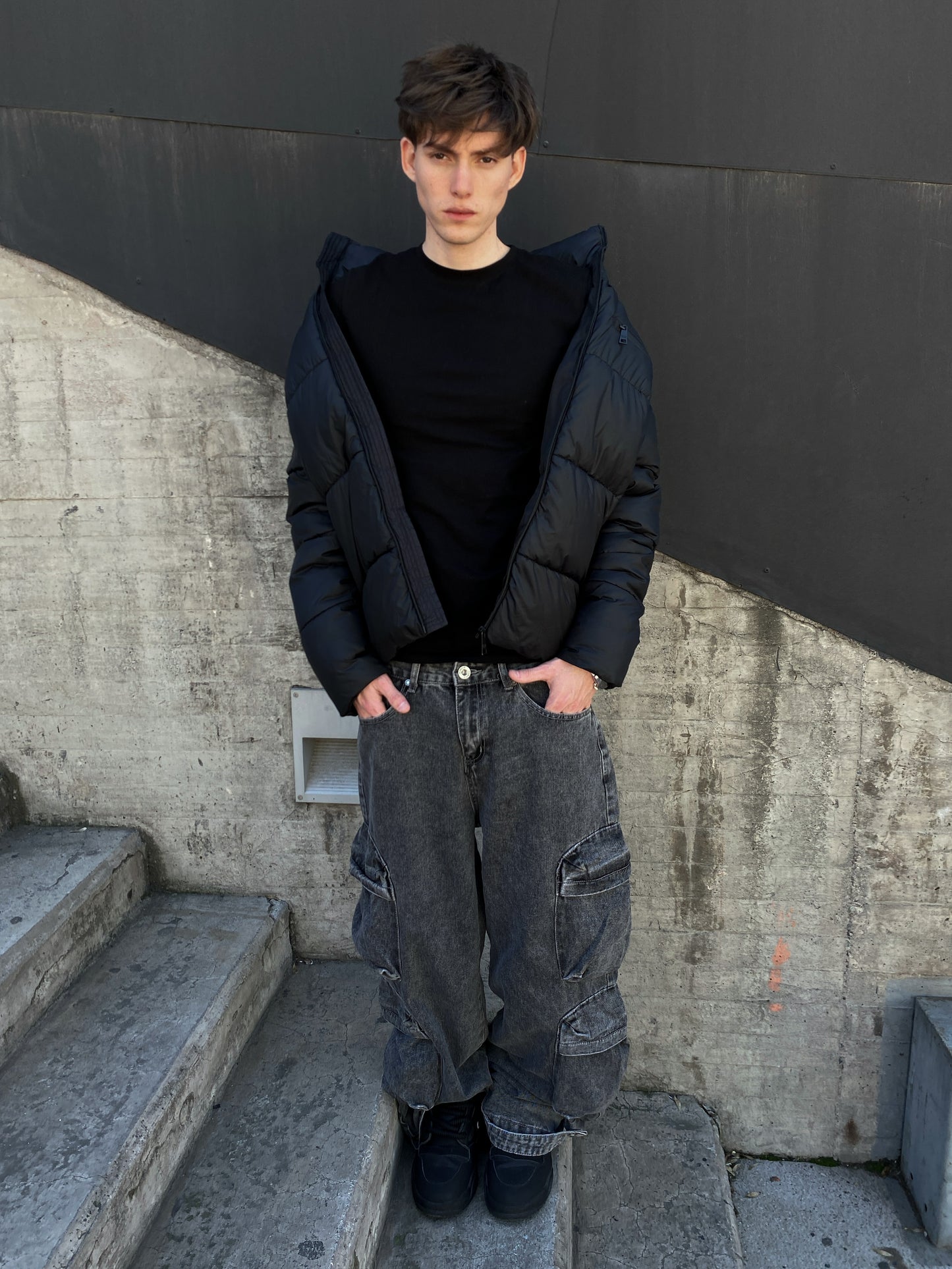 Jeans City Grey ( Baggy Fit )