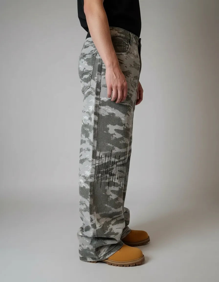Jeans Camo Grey