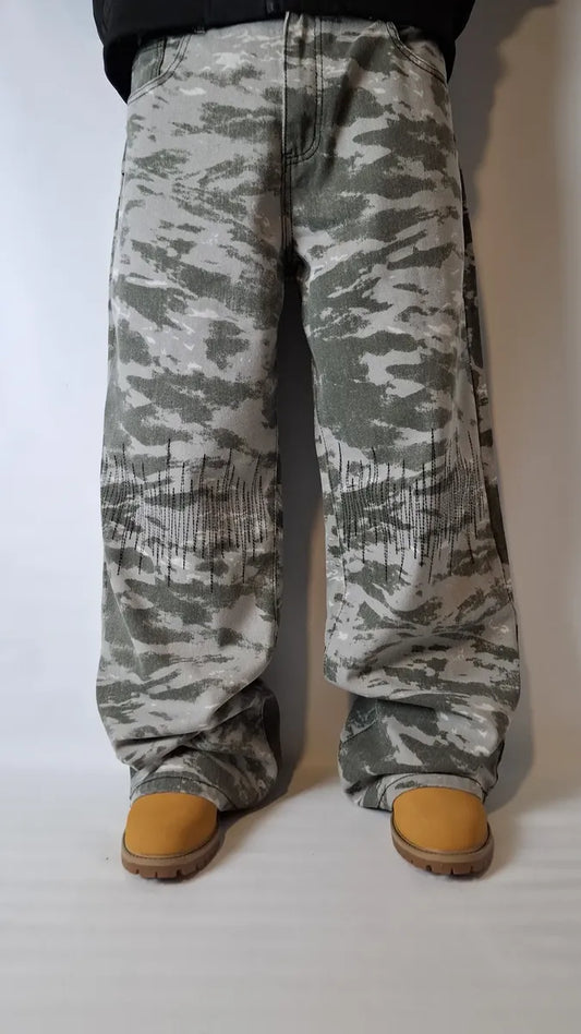 Jeans Camo Grey