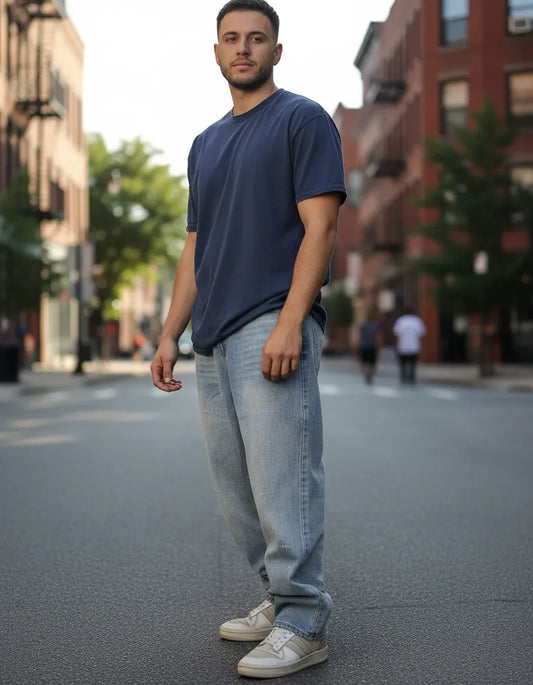 Jeans Loose Fit Ice Blue